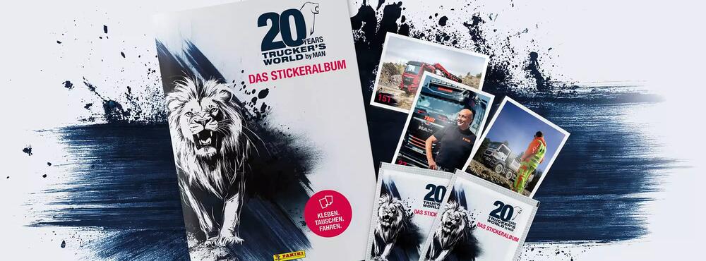 MAN Panini Sammelalbum & Sticker mit spannenden Bildern hier erhältlich!